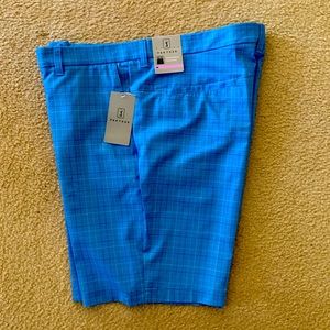 PGA Tour Active Waistband Golf Shorts | Nautical Blue | size 38 | NWT